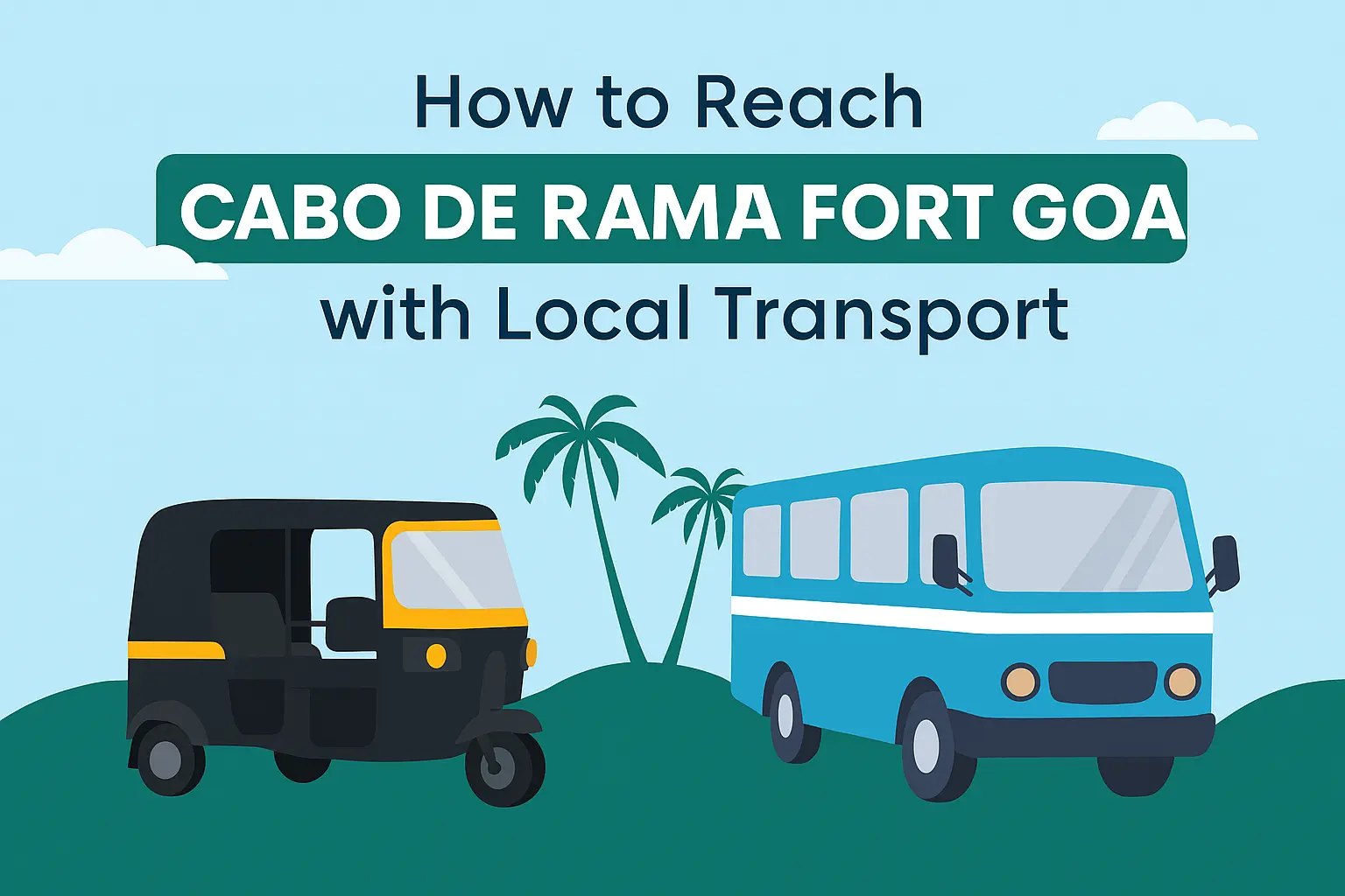 How to Reach Cabo de Rama Fort with Local Transport