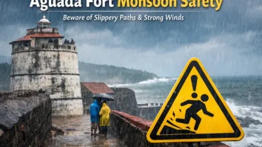 Is Aguada Fort Safe to Visit During Heavy Rain