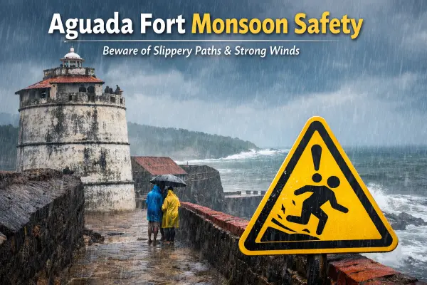 Is Aguada Fort Safe to Visit During Heavy Rain