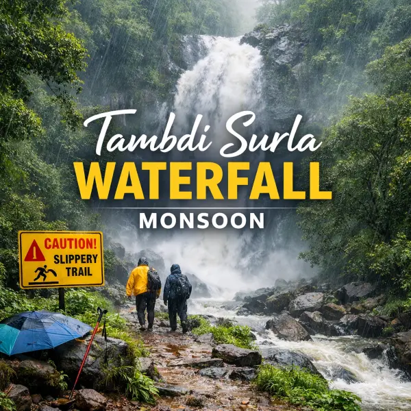 Tambdi Surla Waterfall Current Status