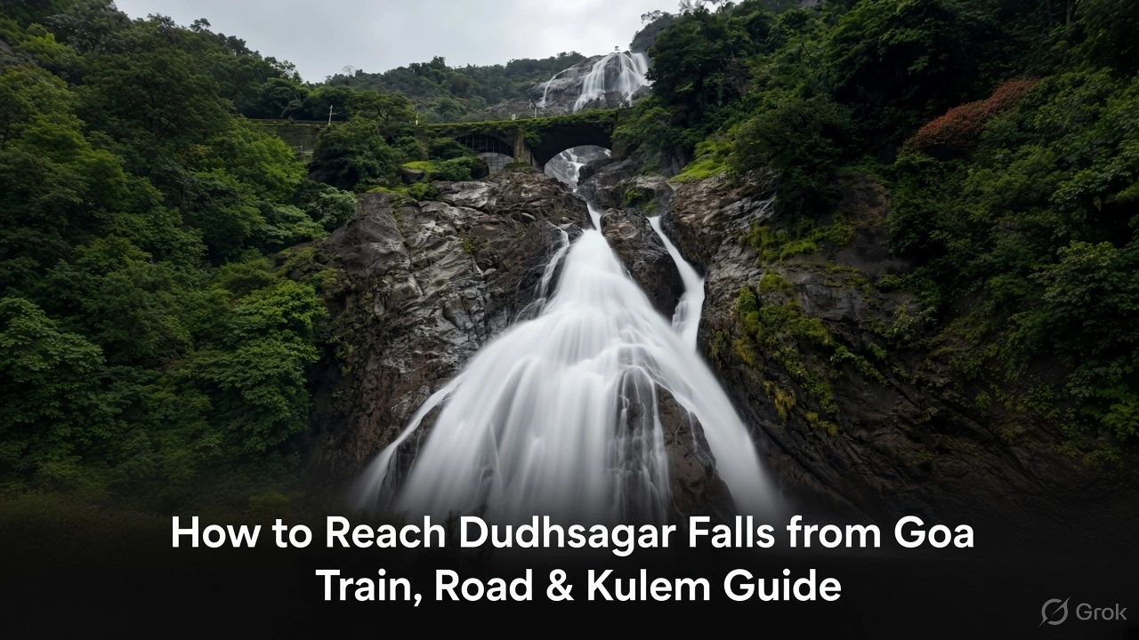 How to Reach Dudhsagar Falls from Goa: Train, Road & Kulem Guide